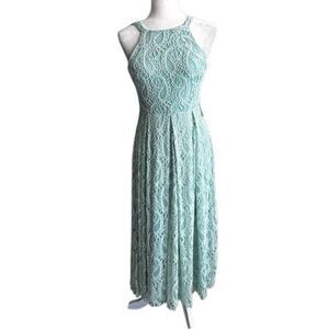 Anthropologie Eva Franco Lace Dress Jane Dress Mint Green SZ 2 NEW